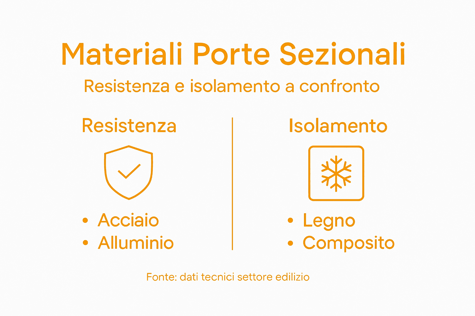 Confronto tra i materiali delle porte sezionali: guida illustrata