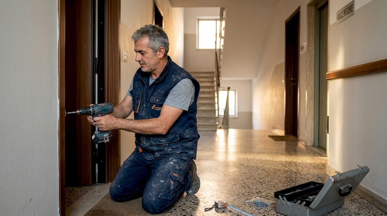 Installatore specializzato nel montaggio di porte blindate per interni a Verona