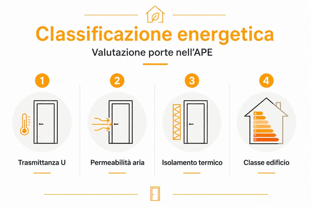 Guida pratica alla valutazione dell’efficienza energetica delle porte in quattro semplici step