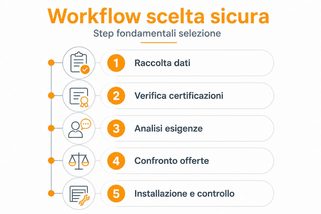 Infografica: come scegliere la porta blindata giusta