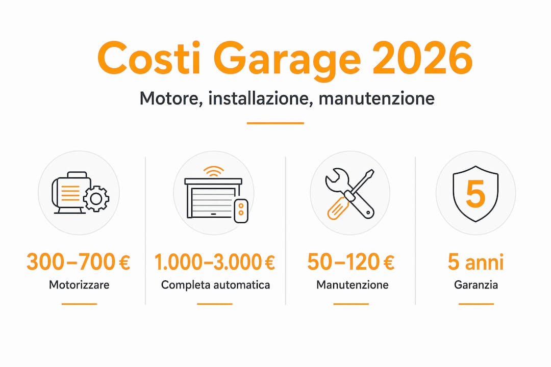 Guida illustrata ai costi e alla manutenzione del motore del garage