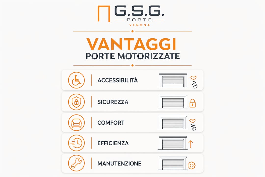 Scopri tutti i vantaggi delle porte automatiche in un’unica infografica