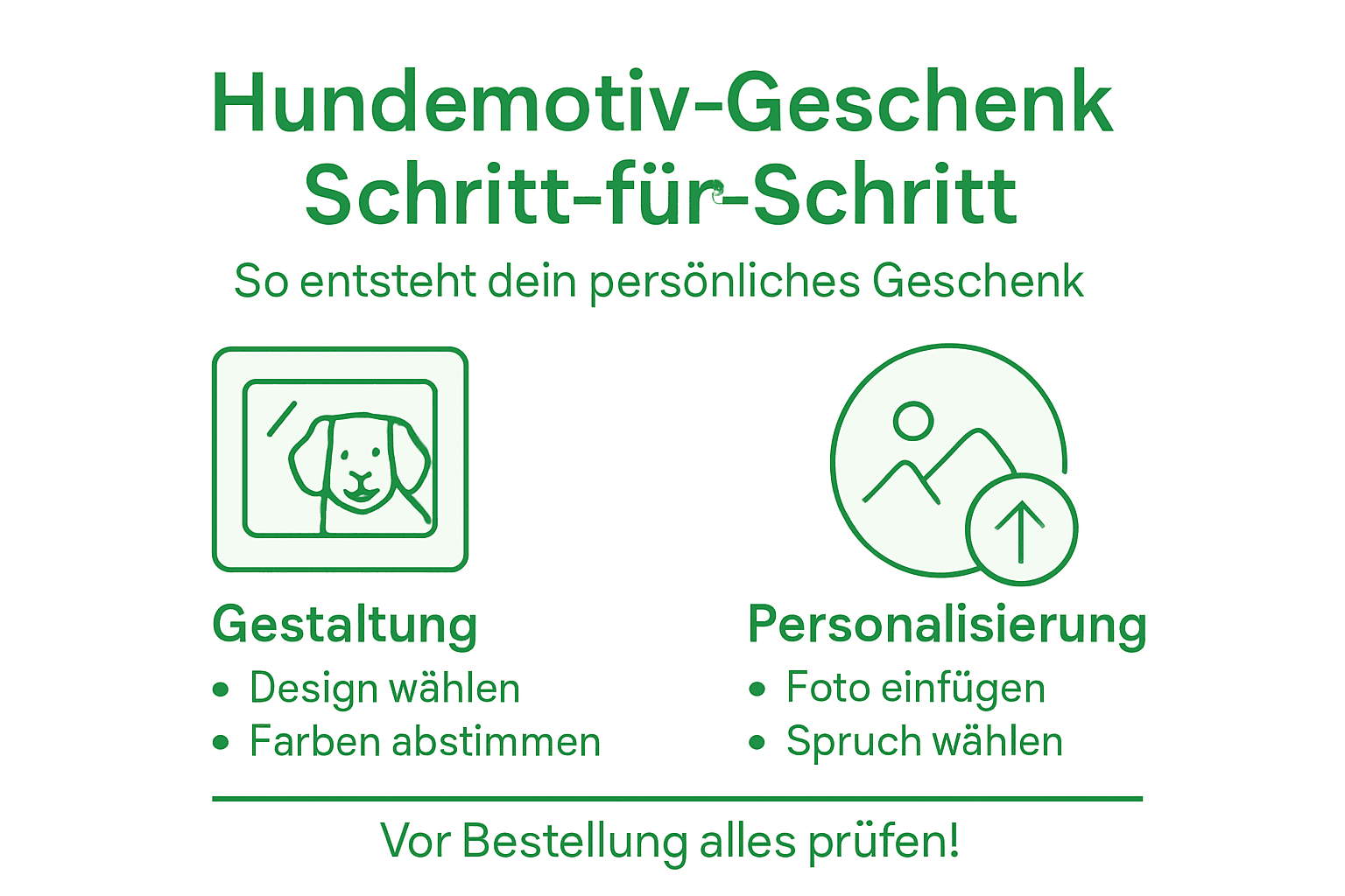 Schritt-für-Schritt-Anleitung: So gestaltest du ein Geschenk mit Hundemotiv
