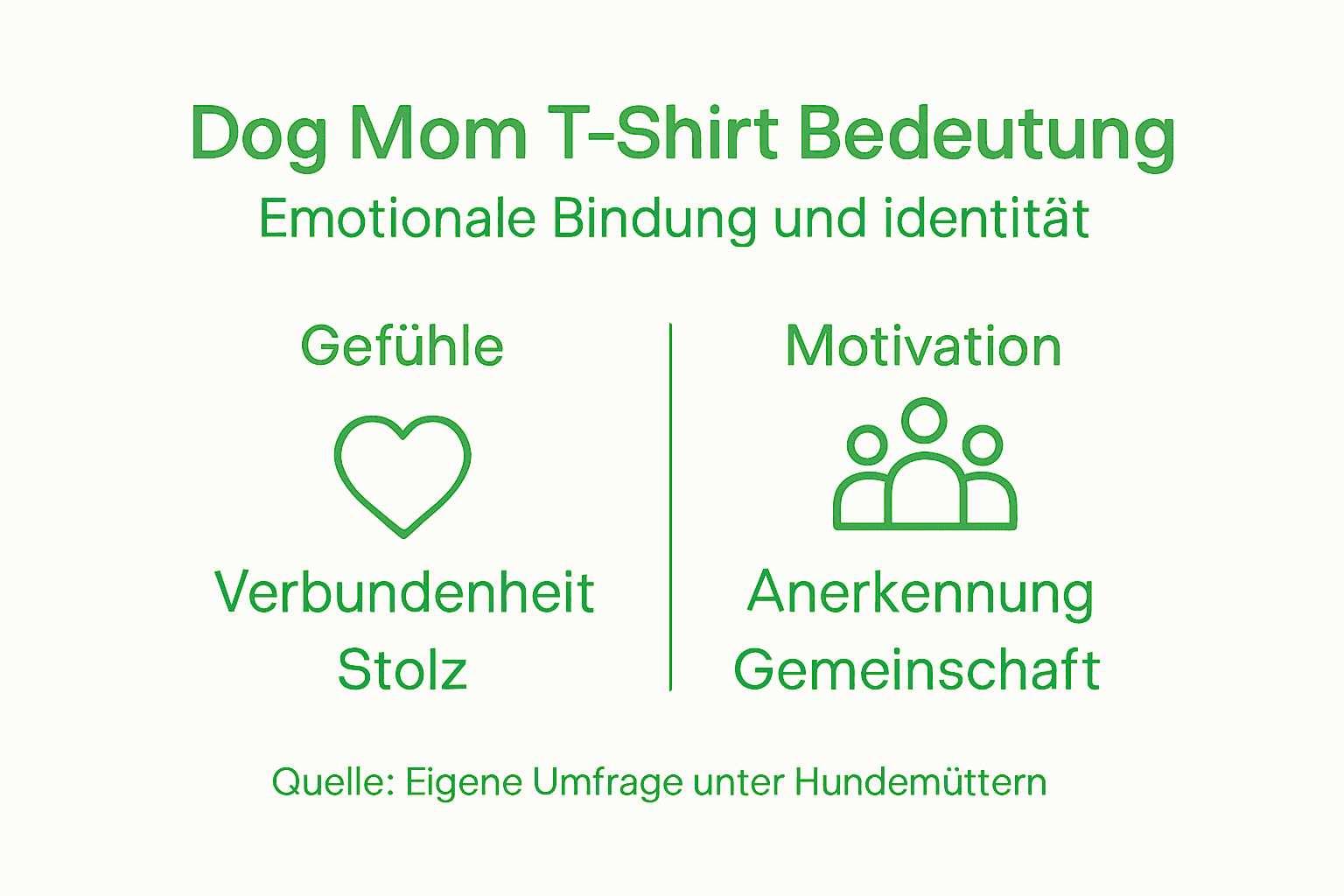 Infografik: Die Gefühlswelt und Motivation hinter Dog Mom T-Shirts