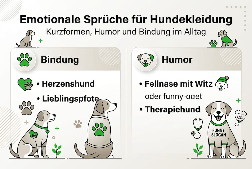 Infografik: Die schönsten Sprüche rund um Hundemode – eine Übersicht für Hundefreunde