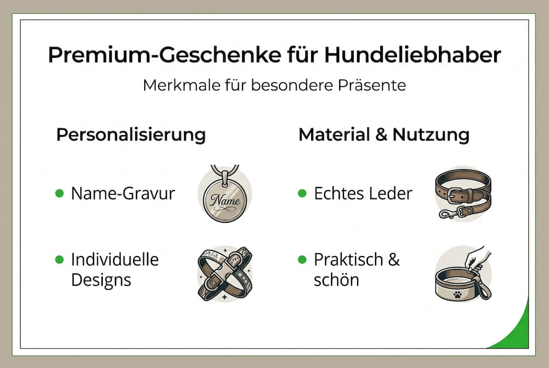 Übersicht: Was zeichnet hochwertige Hundegeschenke aus?