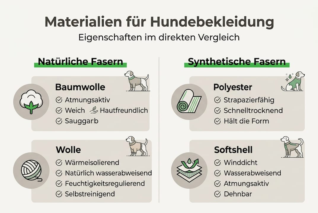 Übersicht: Die wichtigsten Materialien für Hundezubehör im direkten Vergleich