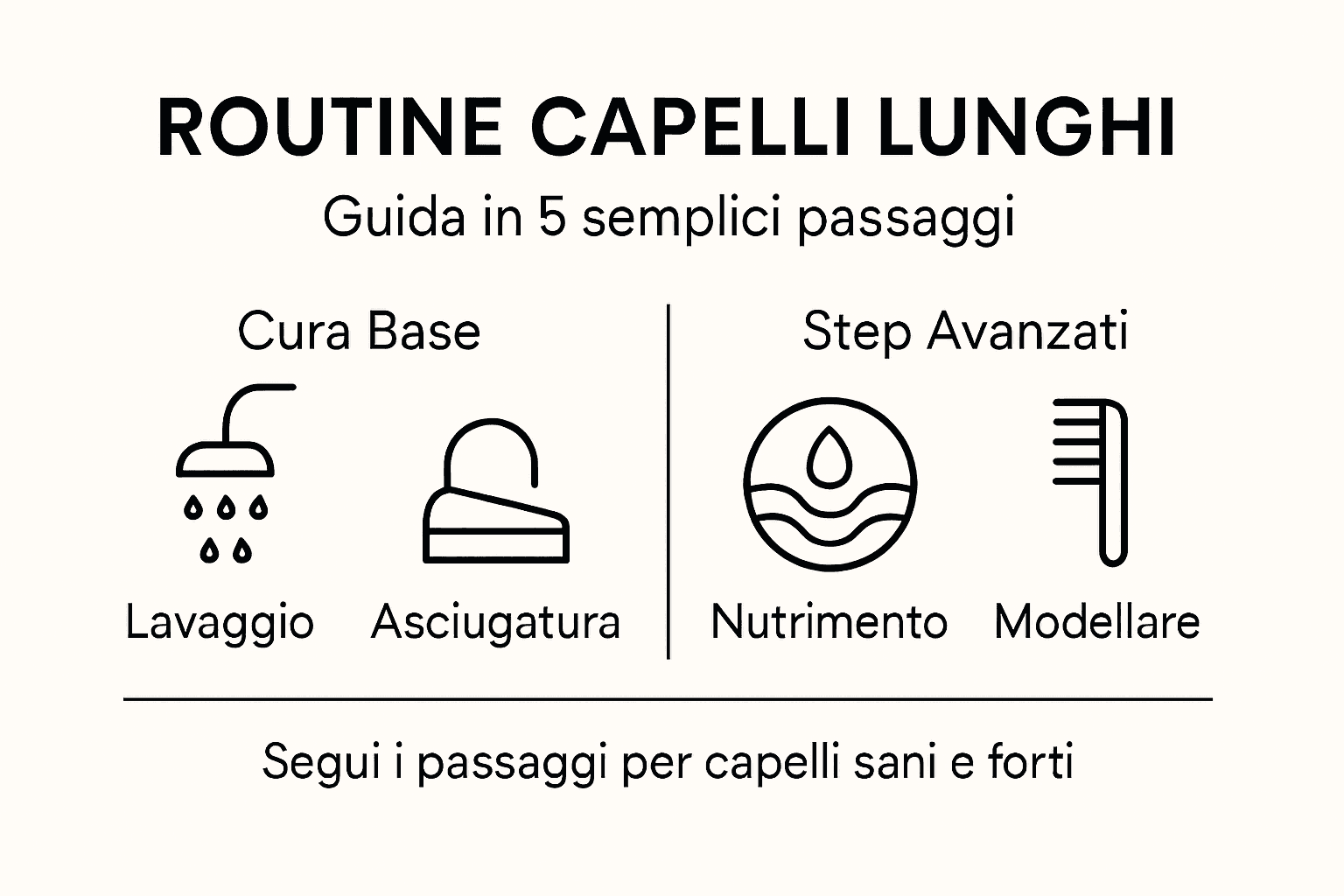 Routine cura capelli lunghi: guida completa per capelli sani - Tendenze ...