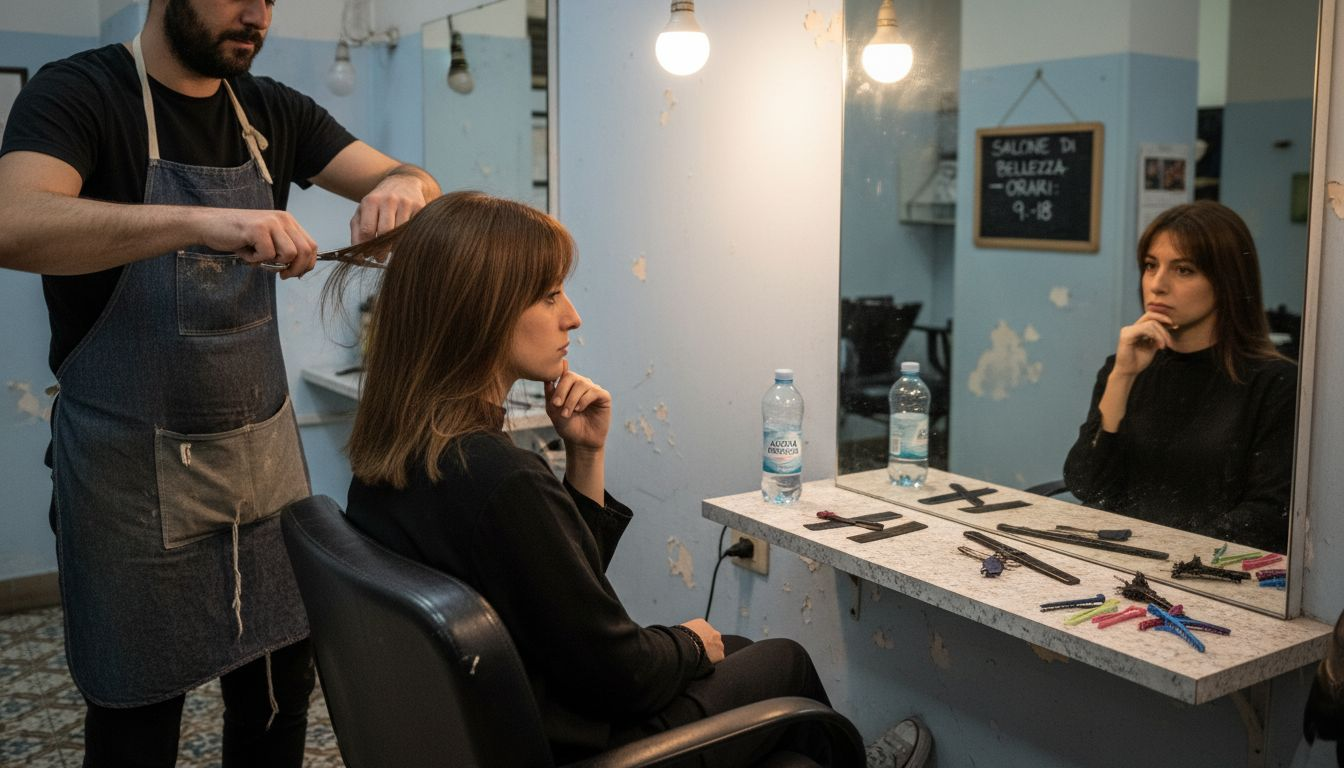Donna che vive un cambiamento personale grazie a un nuovo taglio di capelli