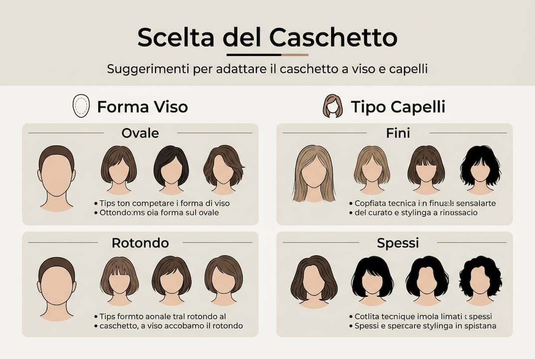 Guida illustrata per scegliere il caschetto di tendenza