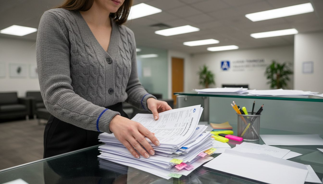 Sorting paper and PDF bank statements