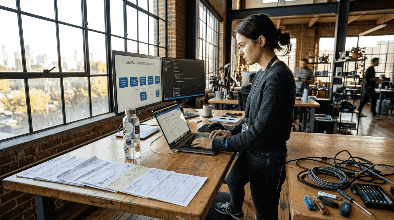 IT professional configures invoice extraction tools