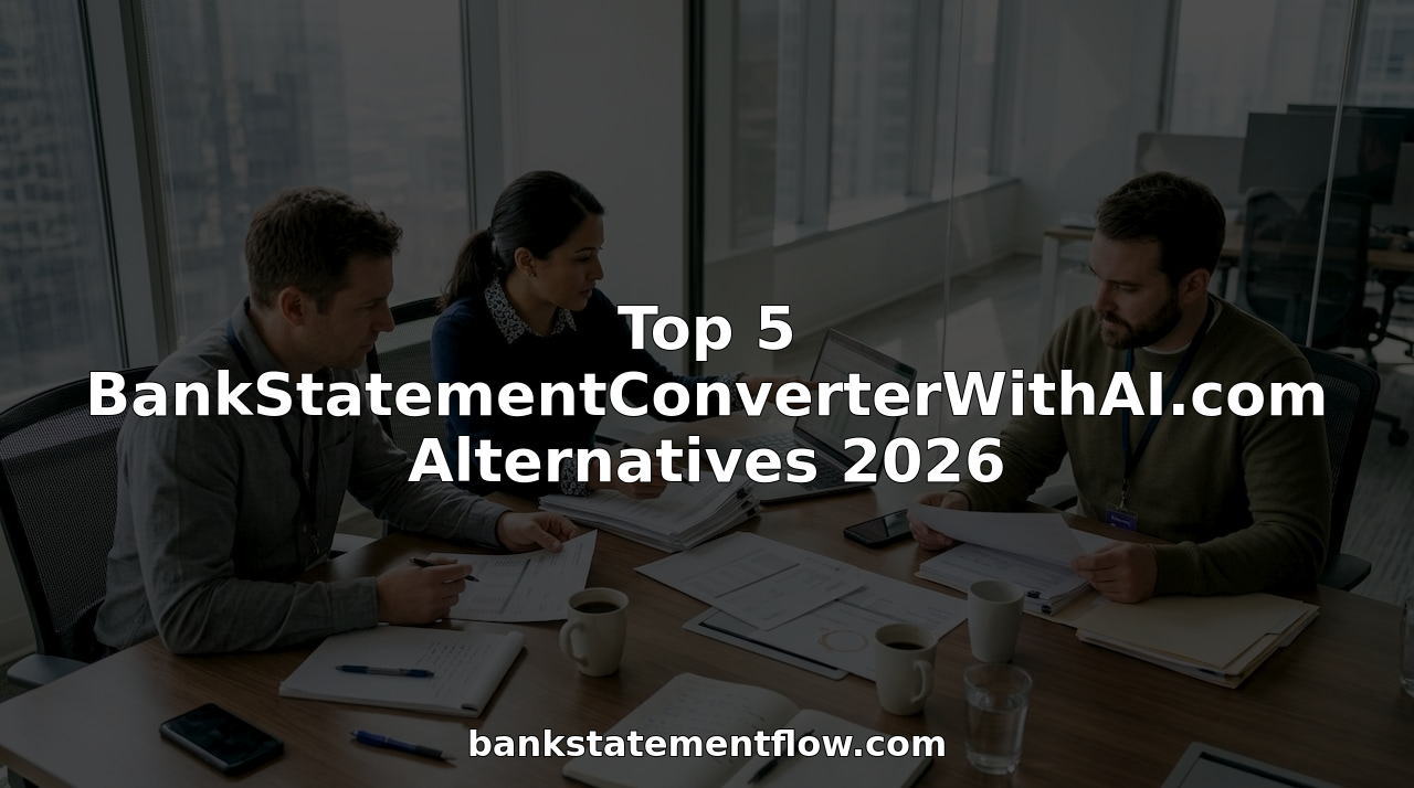 Coworkers reviewing bank statements in office meeting