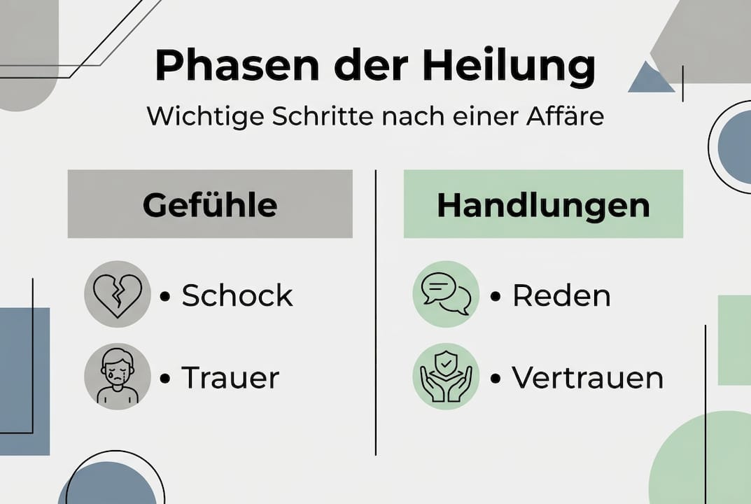 Infografik: Die einzelnen Schritte im Heilungsprozess