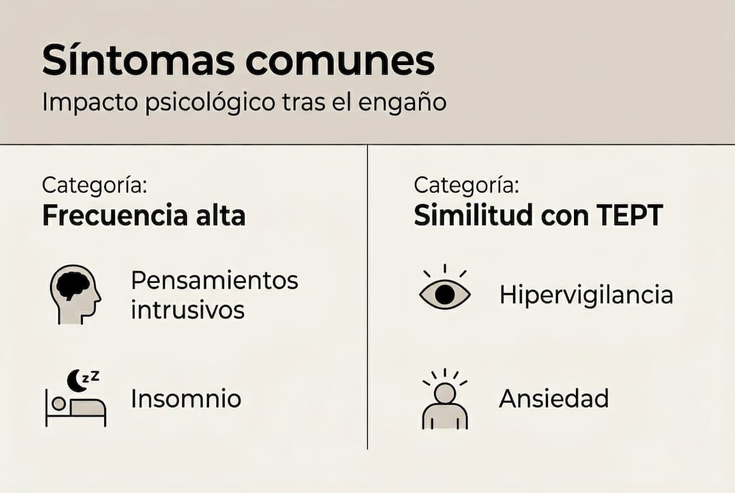 Infografía: ¿Qué señales aparecen después de una traición?