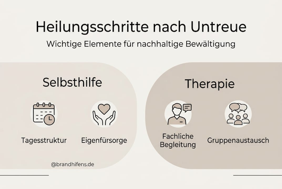 Grafik: Die wichtigsten Schritte zur Verarbeitung eines Treuebruchs
