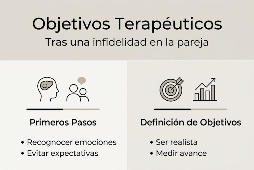 Infografía: claves terapéuticas para abordar la infidelidad