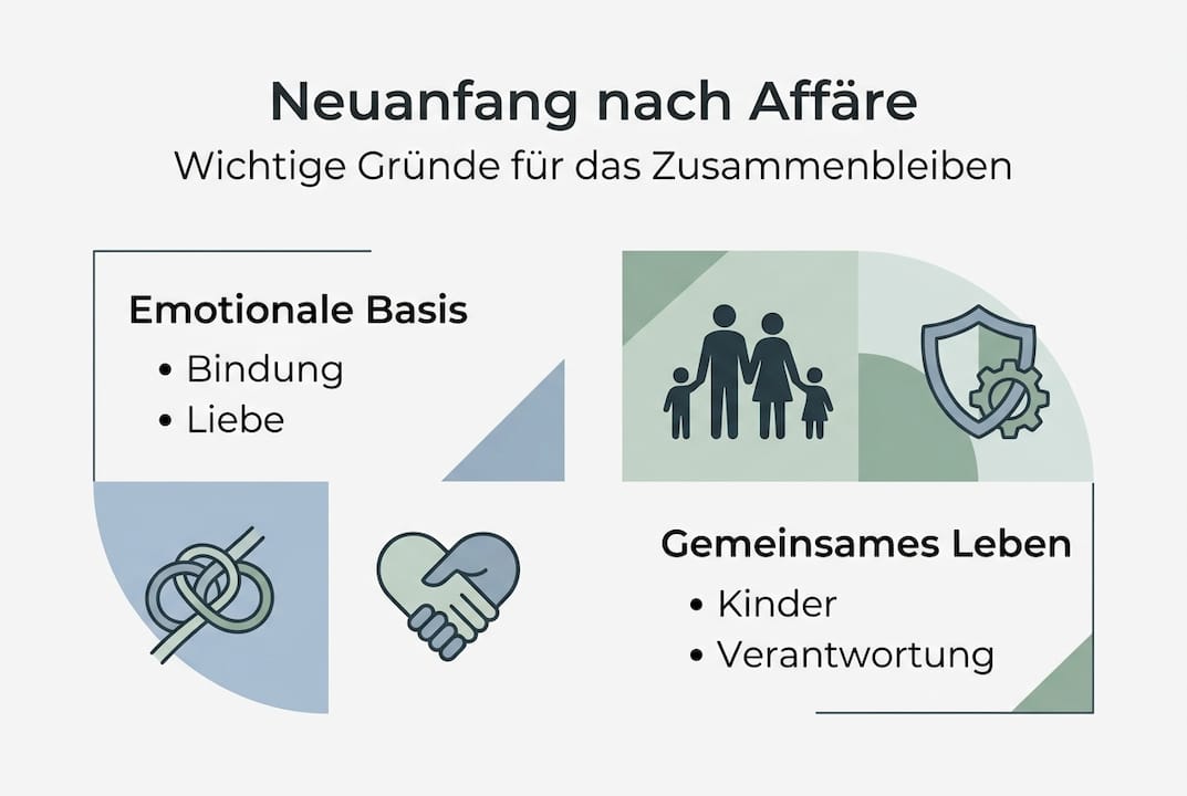 Infografik: Die wichtigsten Gründe für einen Neuanfang nach einer Affäre