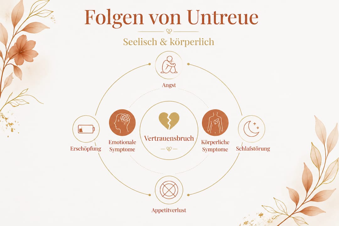 Infografik: Was Untreue nach sich zieht – die wichtigsten Konsequenzen auf einen Blick