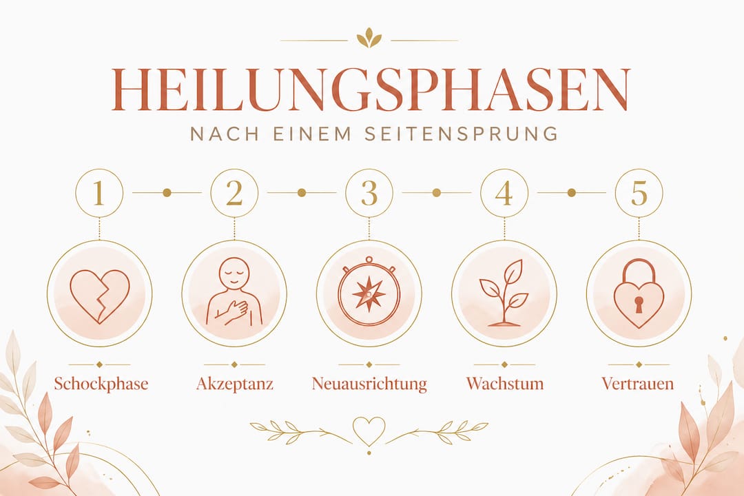 Übersicht: Die verschiedenen Phasen auf dem Weg zur emotionalen Heilung