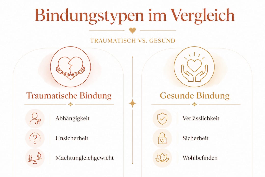 Übersichtliche Grafik: Die verschiedenen Bindungstypen im direkten Vergleich