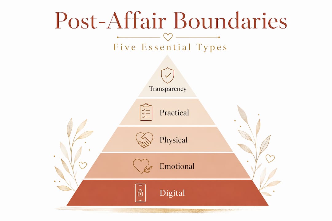 Infographic showing five key boundary types hierarchy