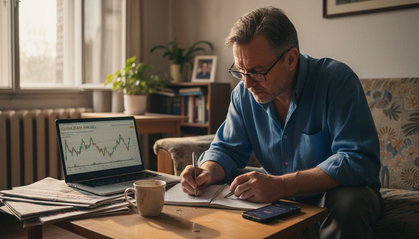 Ulagač koji iz udobnosti svog doma prati kretanje cijena zlata