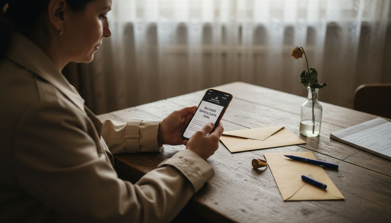 Žena istražuje kakvo je ime trgovca zlatom među kupcima.