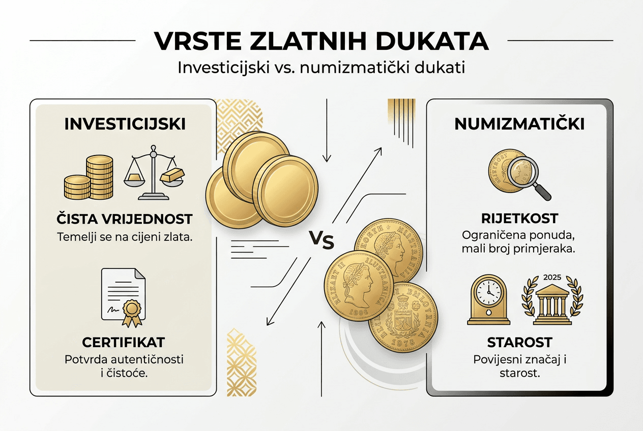 Infografika: pregled i usporedba najpoznatijih zlatnih dukata