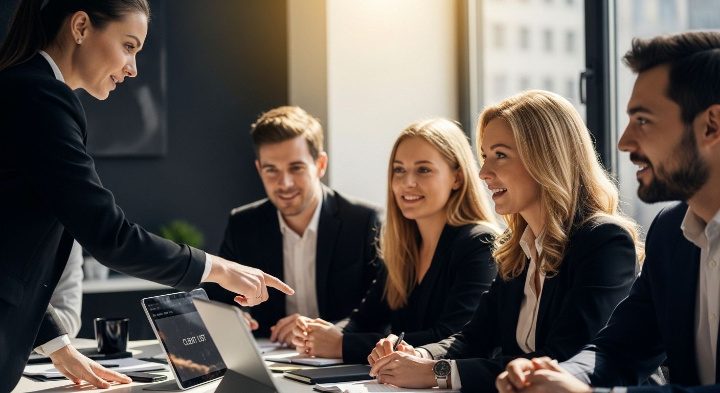 closing deals IT consulting meeting