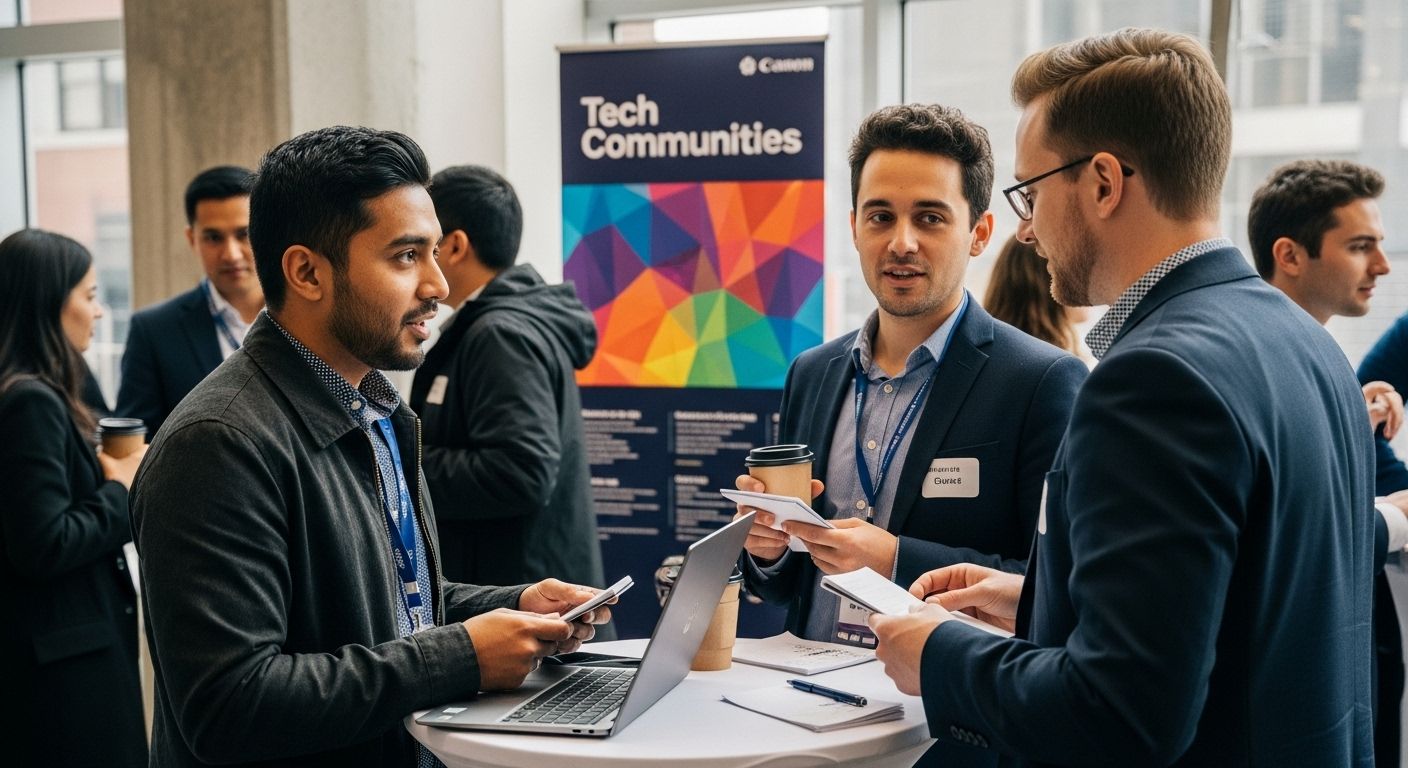 tech networking event first client