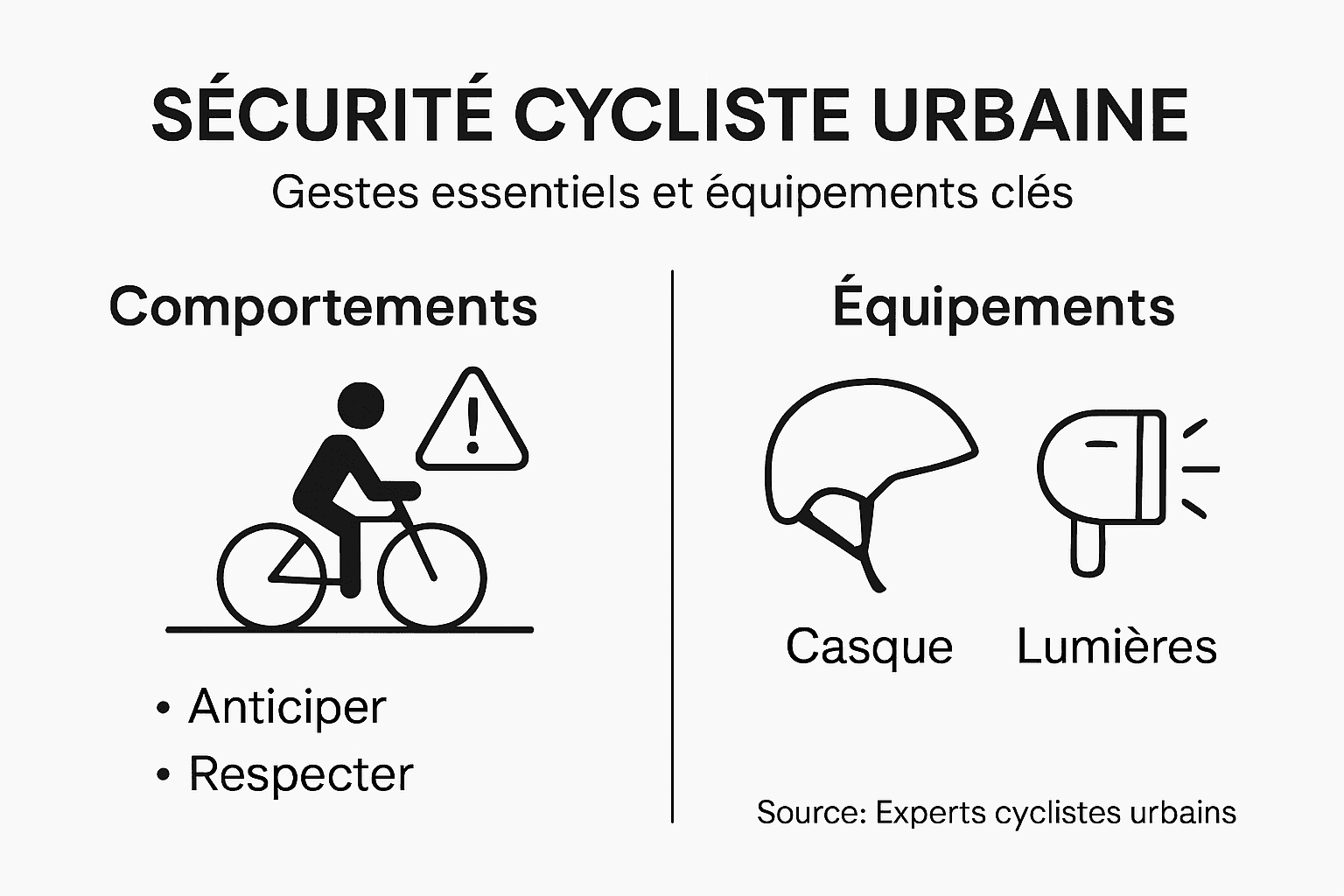 Les indispensables pour rouler à vélo en ville : gestes essentiels et équipements à adopter
