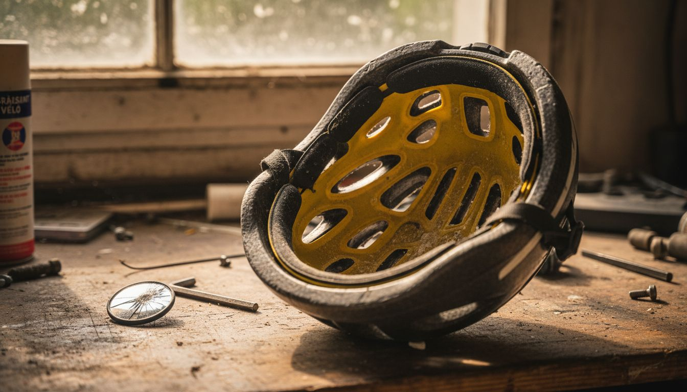 Zoom sur la technologie MIPS intégrée à l’intérieur d’un casque de vélo : découvrez les détails de la membrane protectrice qui améliore la sécurité lors de vos sorties.