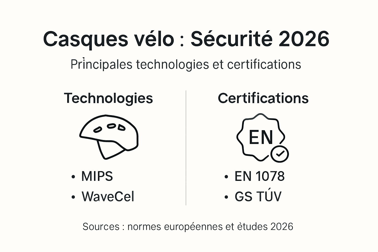 Tout savoir sur les technologies et les normes des casques de vélo en un coup d’œil