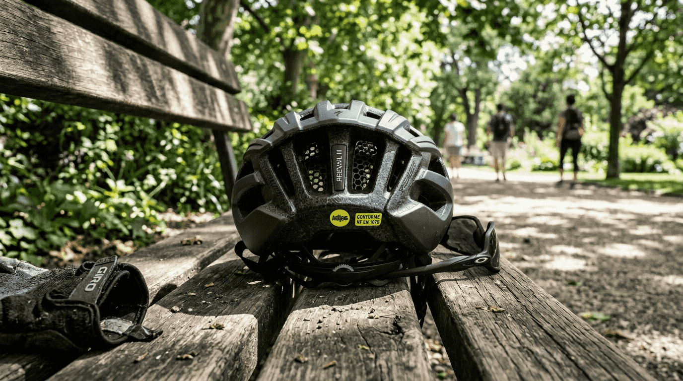 Casque de vélo équipé des dernières innovations en matière de sécurité