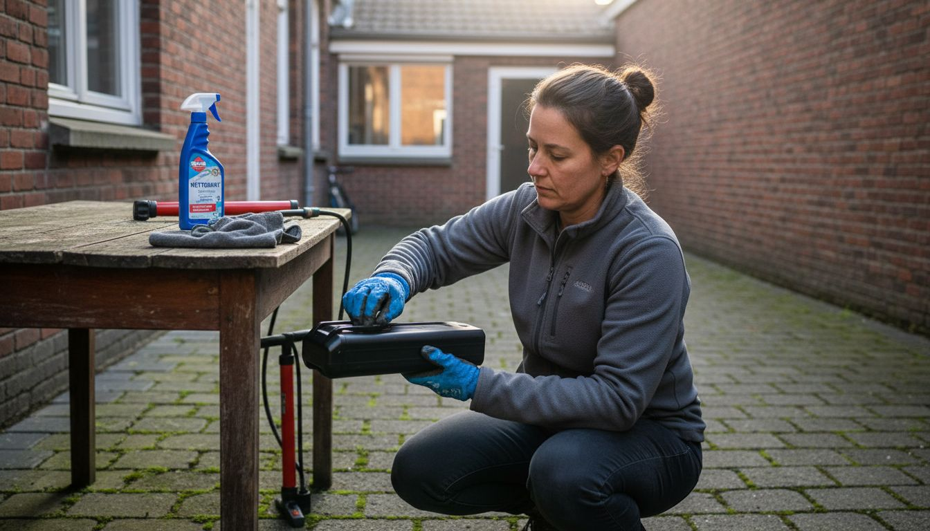 Comment bien entretenir la batterie de son vélo électrique lorsqu’on le garde dans la cour arrière