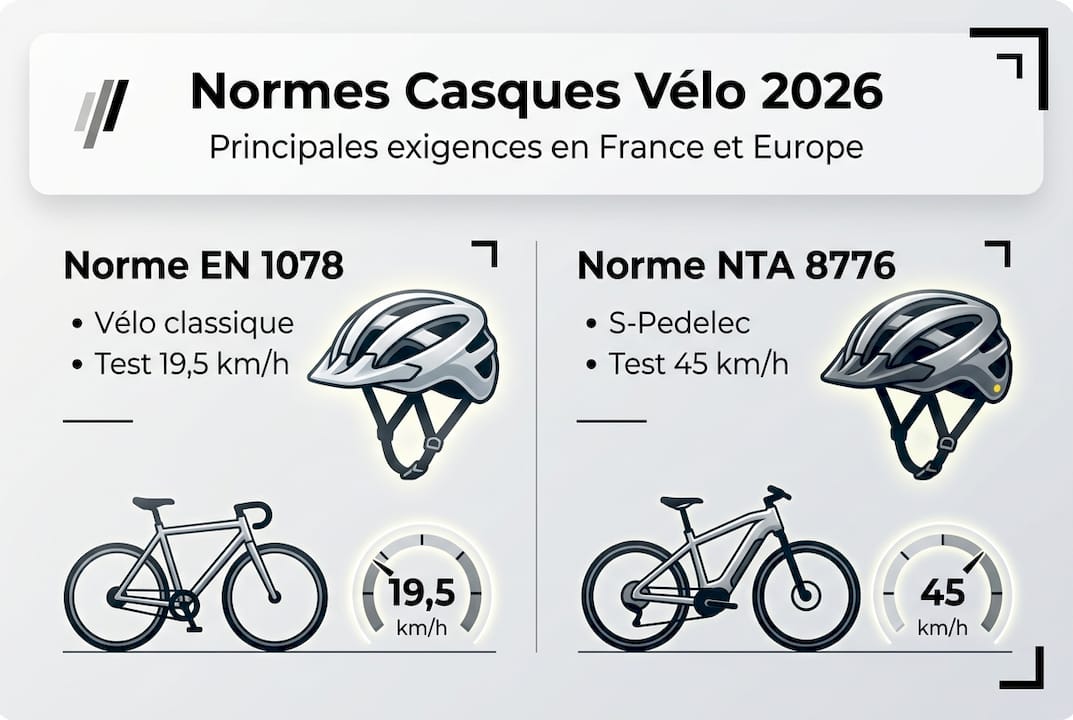 Tout savoir sur les nouvelles normes des casques vélo en 2026 : infographie à l’appui