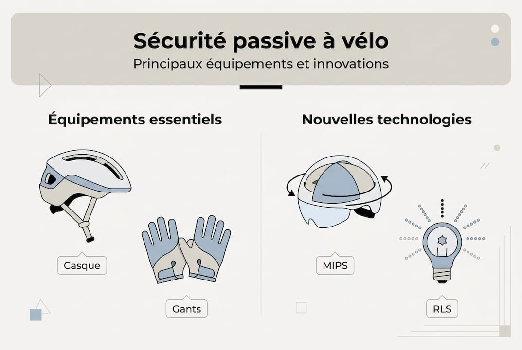 Tout savoir sur les équipements et les innovations pour rouler à vélo en toute sécurité : l’infographie
