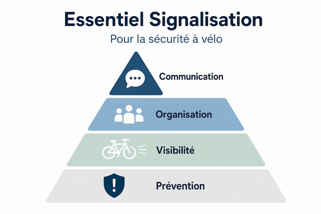 Hiérarchie des panneaux de signalisation pour les cyclistes
