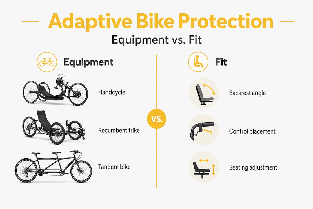 Infographic comparing equipment and fit for protection