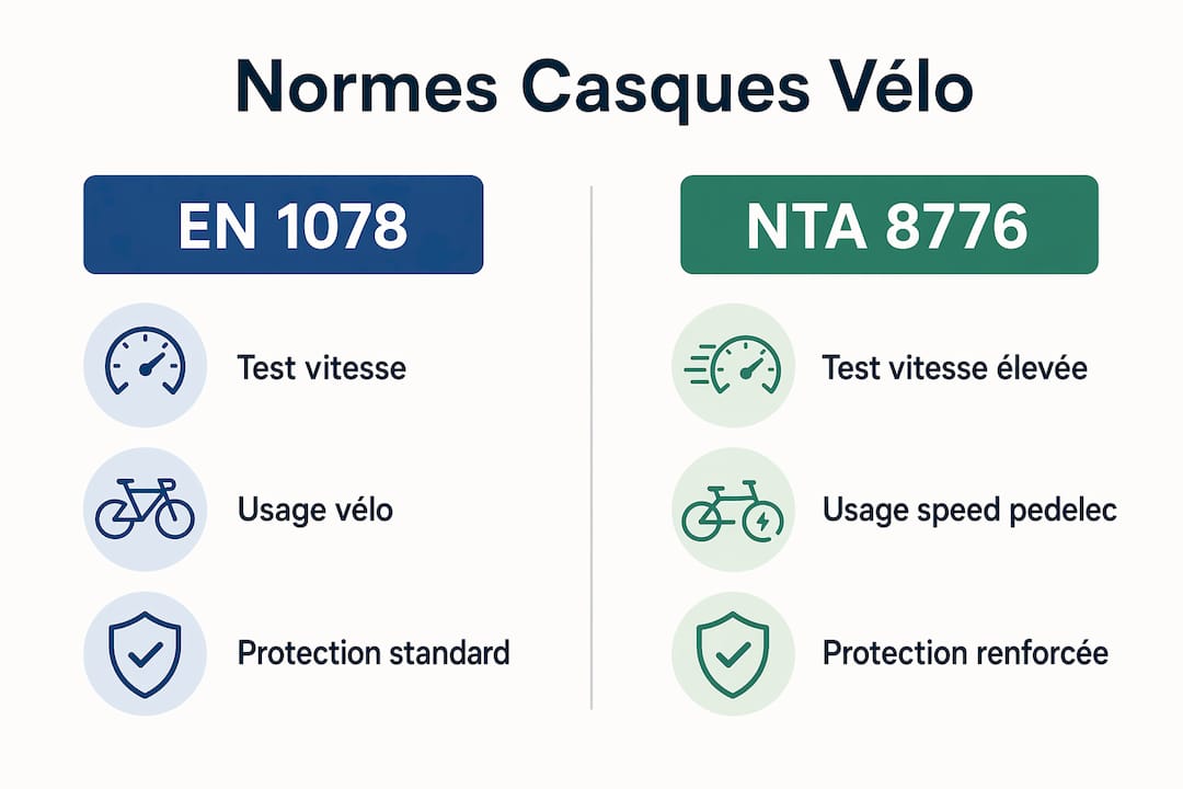Infographie : tour d’horizon des différentes normes de casques