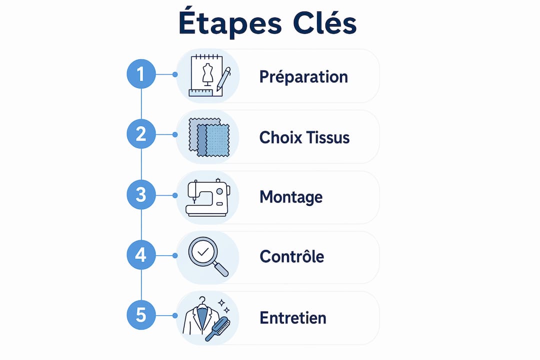 Schéma illustrant les différentes étapes de la personnalisation d’un vélo