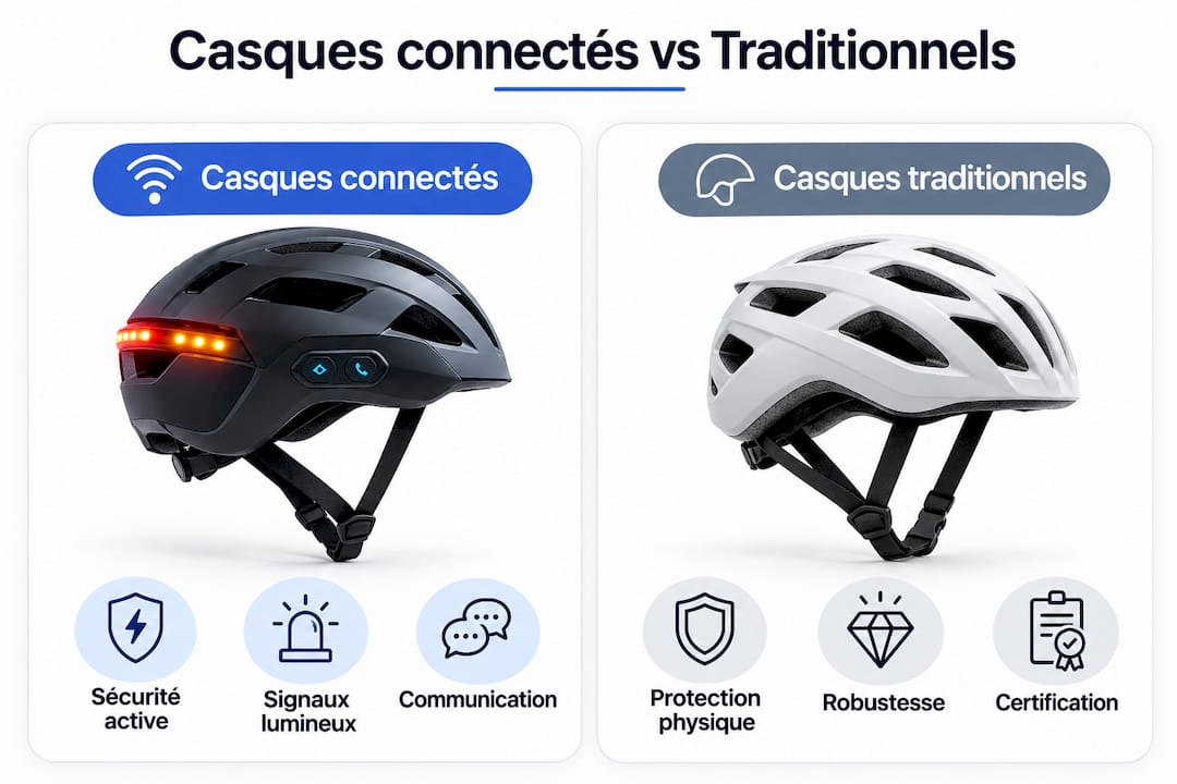 Infographie : le match entre casques intelligents et modèles classiques