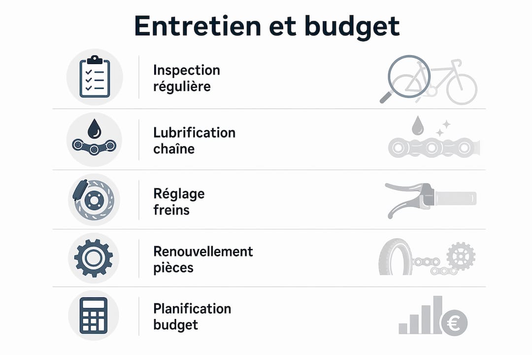 Guide visuel : les étapes clés de l’entretien du vélo et le budget à prévoir pour s’équiper comme un cycliste