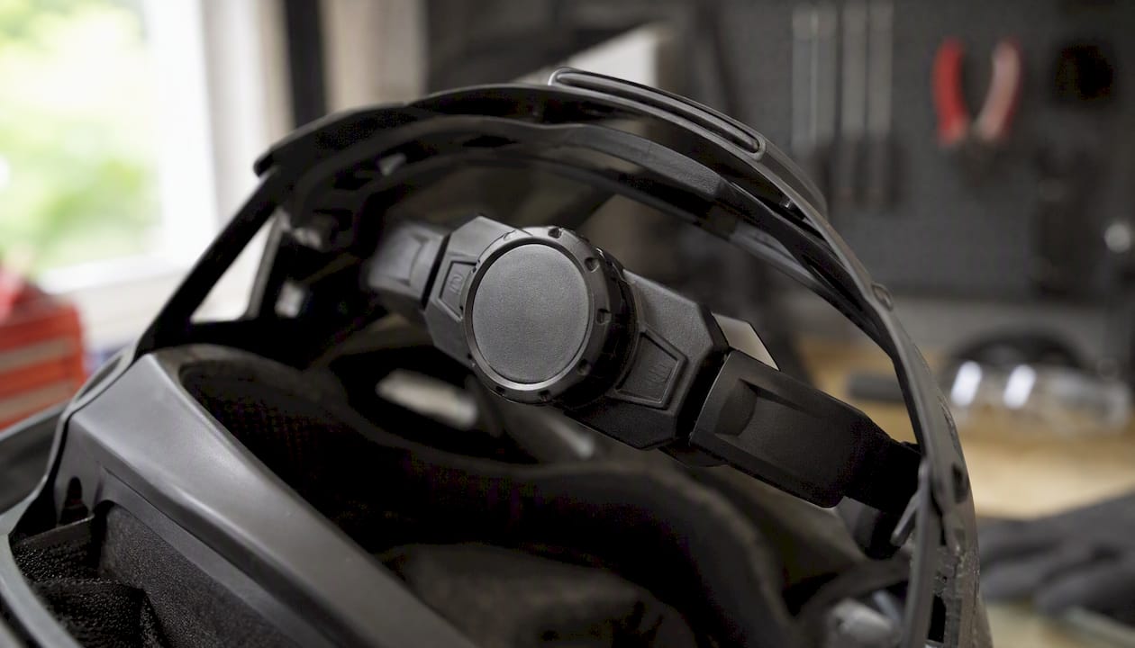 Zoom sur le système de réglage du casque