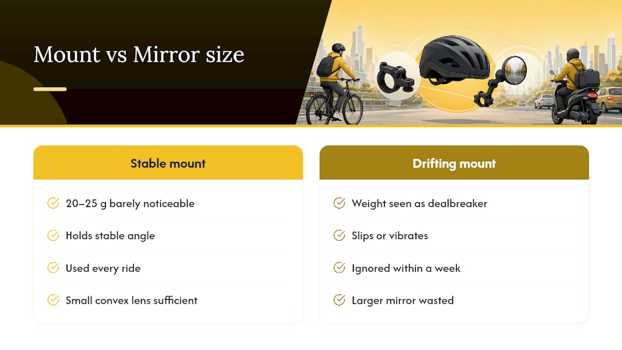 What Do Riders Get Wrong About Helmet Mirrors? — overview diagram