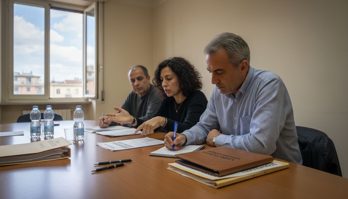 Incontro tra i condomini e l'amministratore del condominio
