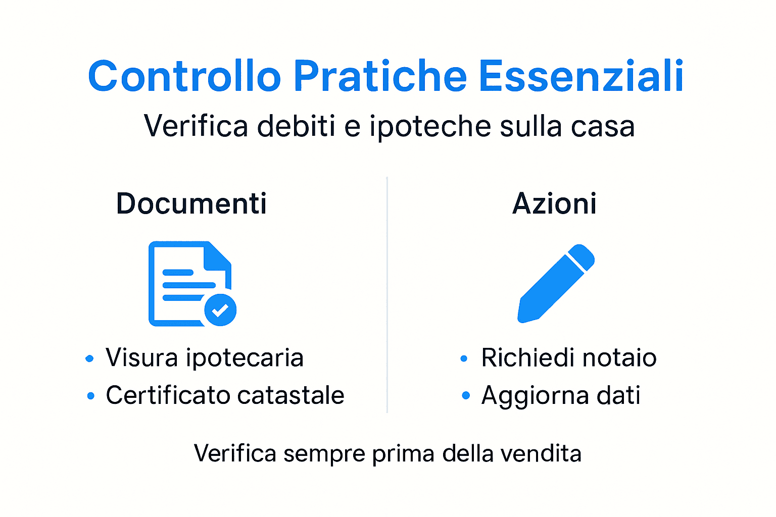 Guida visuale per verificare debiti e ipoteche sulla tua abitazione