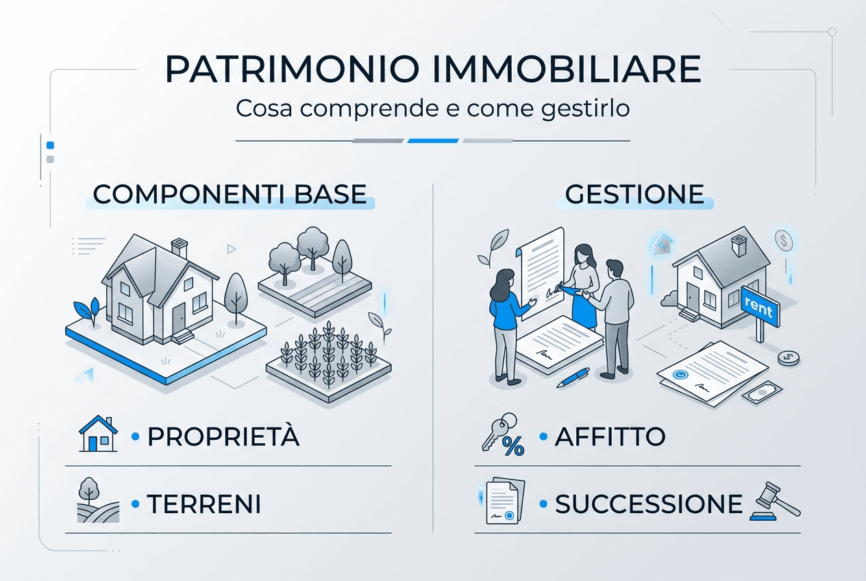 Infografica: tutto quello che devi sapere sul patrimonio immobiliare ricevuto in eredità