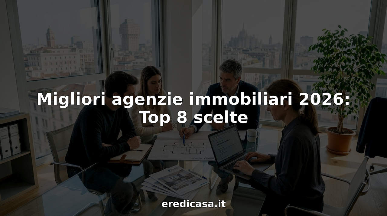 Agenti immobiliari italiani che incontrano i clienti per accompagnarli nella scelta della casa ideale.